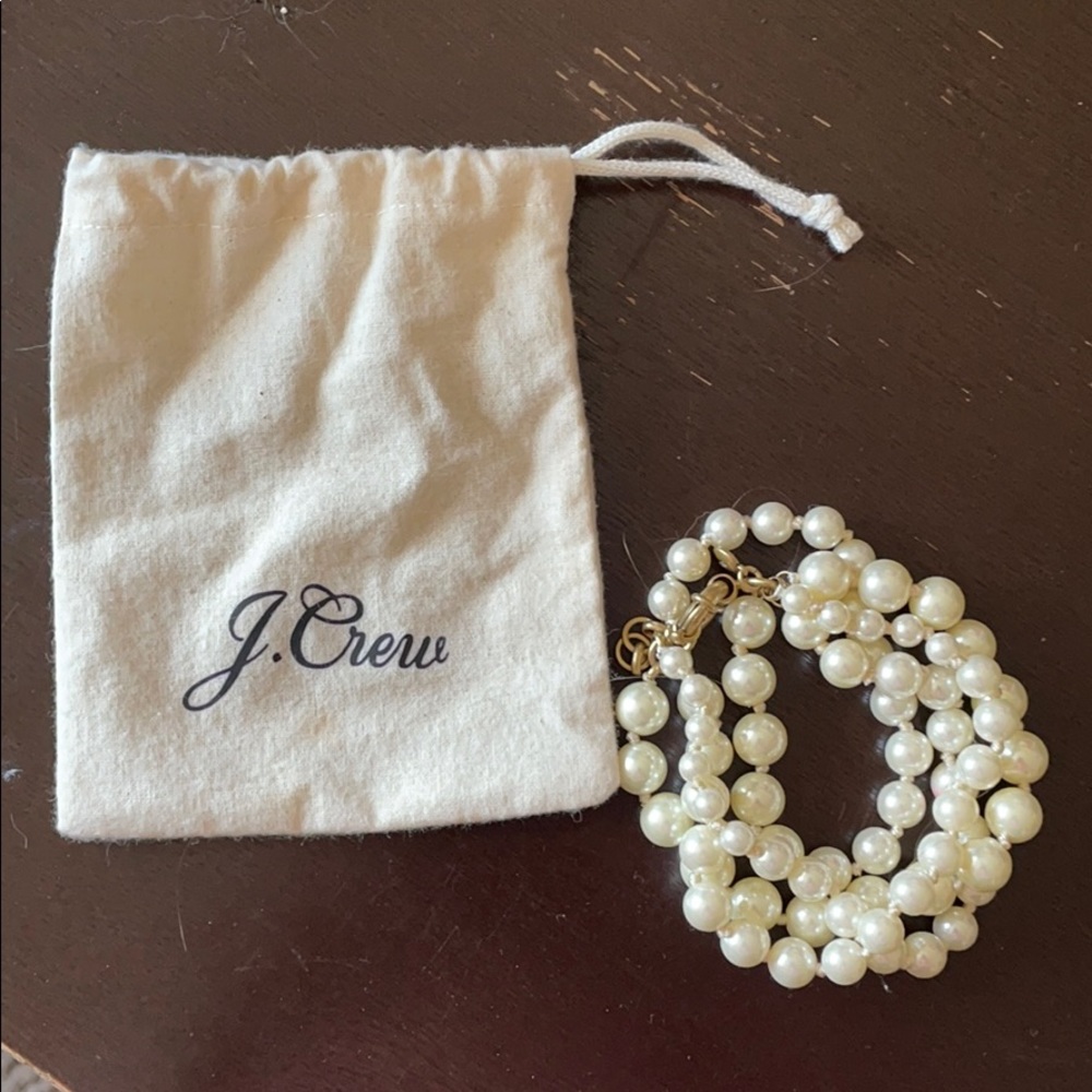 NWOT J. Crew Faux Pearl Bracelet